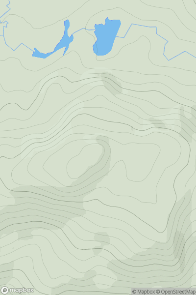 Thumbnail image for Carn Mor [Glen Affric to Glen Moriston] showing contour plot for surrounding peak